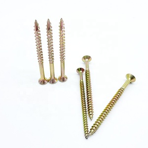 GỖ ĐÔI chìm đầu khai thác vít tornillo Para madera ván dăm vít mạ kẽm màu vàng MDF vít - Product Image 6