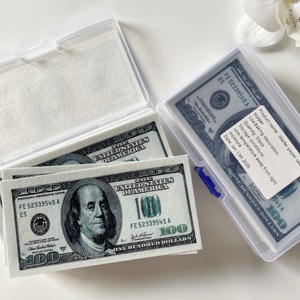Carta Commestibile a Forma di Dollari Americani, Carta di Riso per Decorazione Torte - Product Image 1