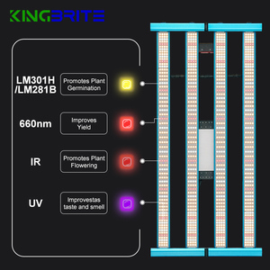 Thâm Quyến Kingbrite X55 320W Lm301H/Lm281b + Pro Mix Red 660nm UV IR Quang Phổ Đầy Đủ LED Phát Triển Ánh Sáng Bởi Vua Brite Chiếu Sáng - Product Image 3