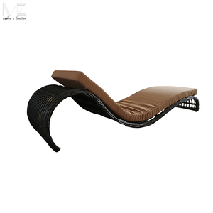 Jardin Rotin Meubles de Patio En Plein Air Étanche Coussin Bain de Soleil <span class=keywords><strong>Chaise</strong></span> longue Chaises Longues <span class=keywords><strong>Méridienne</strong></span> Pour Banc - Product Image 5