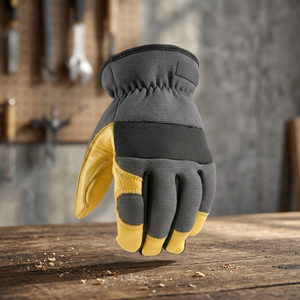 Gants d'hiver personnalisés avec logo, sublimés, en cuir, à doigts entiers, coupe-vent, anti-froid, unisexes, pour la conduite quotidienne, la course à pied, la moto, le cyclisme - Product Image 2