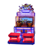 Machine de jeu d'arcade de tir 3D à monnayeur pour 2 joueurs, version anglaise, 220V, garantie 12 mois, pour enfants - Offre Spéciale