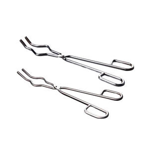 Pince à cratère en céramique et acier inoxydable résistante aux hautes températures pour four industriel, pour la manipulation de l'or fondu - Product Image 4