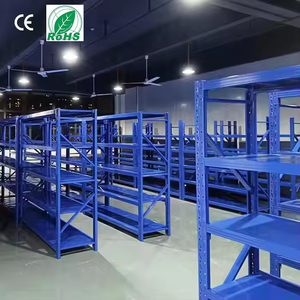 رف تخزين متعدد المستويات من الفولاذ المقاوم للصدأ برواغ ، رف تخزين للمستودعات مع تصميم مبتكر ومحمي من التآكل - Product Image 2