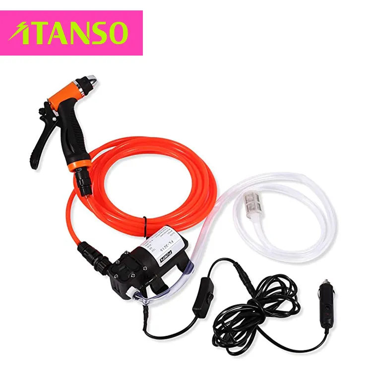 Portable High Pressure Car Washer Pump DC 12V 80W Car Cleaning Wash Pump For Car Home Garden Cleaning