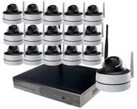 Eseecloud Caméra dôme IP sans fil NVR Wifi IP 16ch 5.0 mégapixels