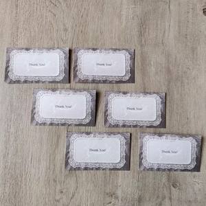 Tarjetas de Visita Personalizadas de Papel Texturizado de Algodón de Alta Calidad de 600 g, Tarjetas de Agradecimiento para Tiendas de Ropa con su Propio Logotipo - Product Image 6