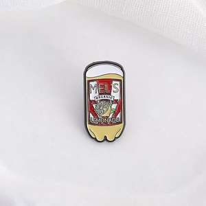 Mel es limonada orgánica esmalte Pin cita divertida broche comedia familiar moda solapa insignia joyería regalo para amigos fiesta de cumpleaños - Product Image 3