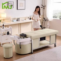 Salon Haar wasch kopf Spa Bett Maschinen lose Version des Wasser zyklus Shampoo Bett Mit Lampe