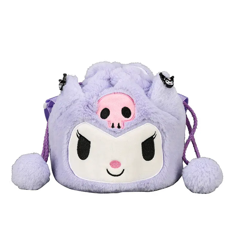 Saco de pelúcia Kawaii Mochilas para Meninas Anime SM Plushie Mochila Brinquedo Animais Recheados Bolsa Bolsas Crianças