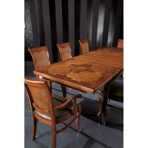 DUBLINO moderno tavolo rettangolare allungabile per casa o Hotel 40 cm gambe in lega con mobili interni assemblati Venezia - Product Image 1