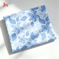 Tissu en popeline de coton biologique respirant à motif floral, 110 g/m², imprimé numériquement, pour jupe de fille