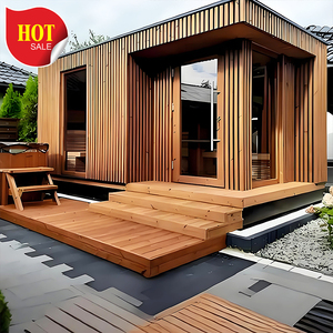 Bestseller Kommerzielle Ferninfrarot-Infrarot-Sauna 3 Personen Kunden spezifische konservierte Blockhaus-Garten kabine 10-Personen-Sauna - Product Image 5