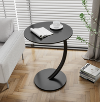 Table d'appoint ronde simple et mini pour salon et salle à manger, pour petite maison et appartement, ensemble de tables basses modernes