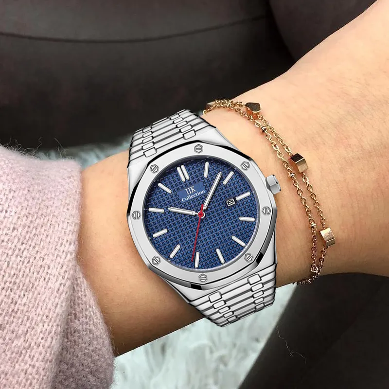Antique IIK Quartz Famous Brand Date Small Wrist Water Proof Luxury Women Fashion Ladies Watches