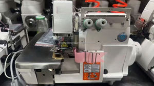 Industrial Overlock <b>Sewing</b> <b>Machine</b> Flat-Bed Computerized Thread Trimmer Motor Full Speed Continuous Stitching - Product Image 4