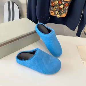 Moda de Invierno para Mujer, Botas con Forro de Peluche y Punta Peluda, Entresuela y Suela de Goma - Nueva Tendencia - Product Image 2