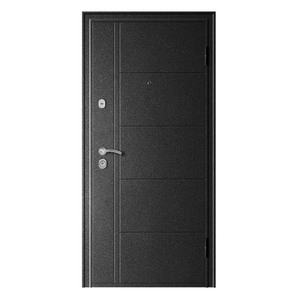 Puerta de acero de <span class=keywords><strong>Metal</strong></span> de entrada de alta calidad 2025 puertas de estilo ruso de apartamento de moda con segunda cerradura - Product Image 2