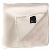Fabrication de mouchoirs de poche en soie avec broderie personnalisée pour hommes et femmes Accessoires de costume