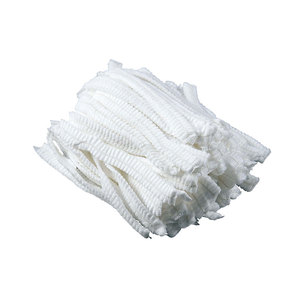 Le Cleanroom jetable non tissé couvre le chapeau respirable mou de filet de cheveux de taille multi pour l'application d'atelier - Product Image 1