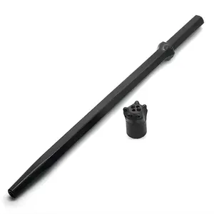 Punta per Perforazione a Foro di Scoppio Hex25mm 7/11/12 con Gambo Conico Forgiato Nuovo per Miniera e Galleria - Product Image 3