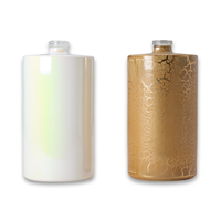 Flacon de parfum Vente en gros en Chine Flacon compte-gouttes pour le corps Huile en verre dépoli Rond Jaune 50ml 100ml Flacon de parfum