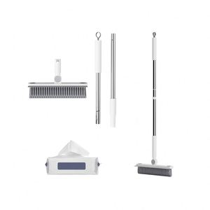 Promotional Bathroom Floor Brush Two-in-one Long-handled Hard-bristled Household Bathroom Cleaning Artifact <b>Gap</b> Brush - Product Image 1