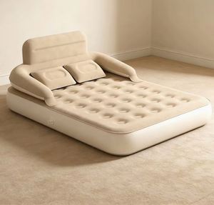 Colchón Inflable Plegable de TPU/PVC, Colchón Portátil Acolchado para Dormir, para Acampar y Viajar al Aire Libre - Product Image 1
