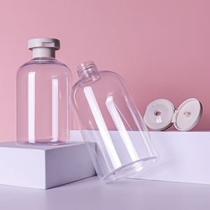 Trong kho độc đáo rỗng 300ml rõ ràng Pet nhựa bóp chai dầu gội đầu với nắp lật cho khách sạn - Product Image 4