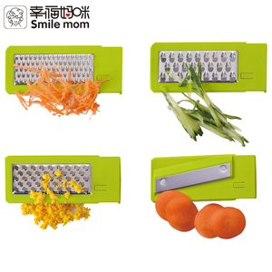<span class=keywords><strong>Robot</strong></span> de <span class=keywords><strong>cuisine</strong></span> 6 en 1 broyeur de légumes à main-coupe-légumes froissé-trancheuse de légumes-râpe à pommes de terre manuelle - Product Image 3