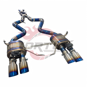 Vortex <b>Titanium</b> Valvetronic Catback Exhaust fits E92 E90 M3 4.0L V8 S65 Performance Racing Muffler System with Pie-cut X-Pipe - Product Image 2