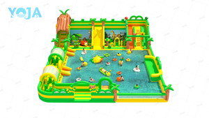 Nuevo Parque Acuático Inflable Comercial, Castillo de Hielo de Pingüinos, Gran Parque Acuático Inflable, Ciudad de Diversión - Product Image 2