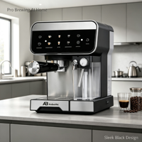 Cafetera Espresso Compacta Anbolife con Pantalla Táctil, Espumador de Leche Automático, Jarra Desmontable, Fabricación OEM para el Hogar