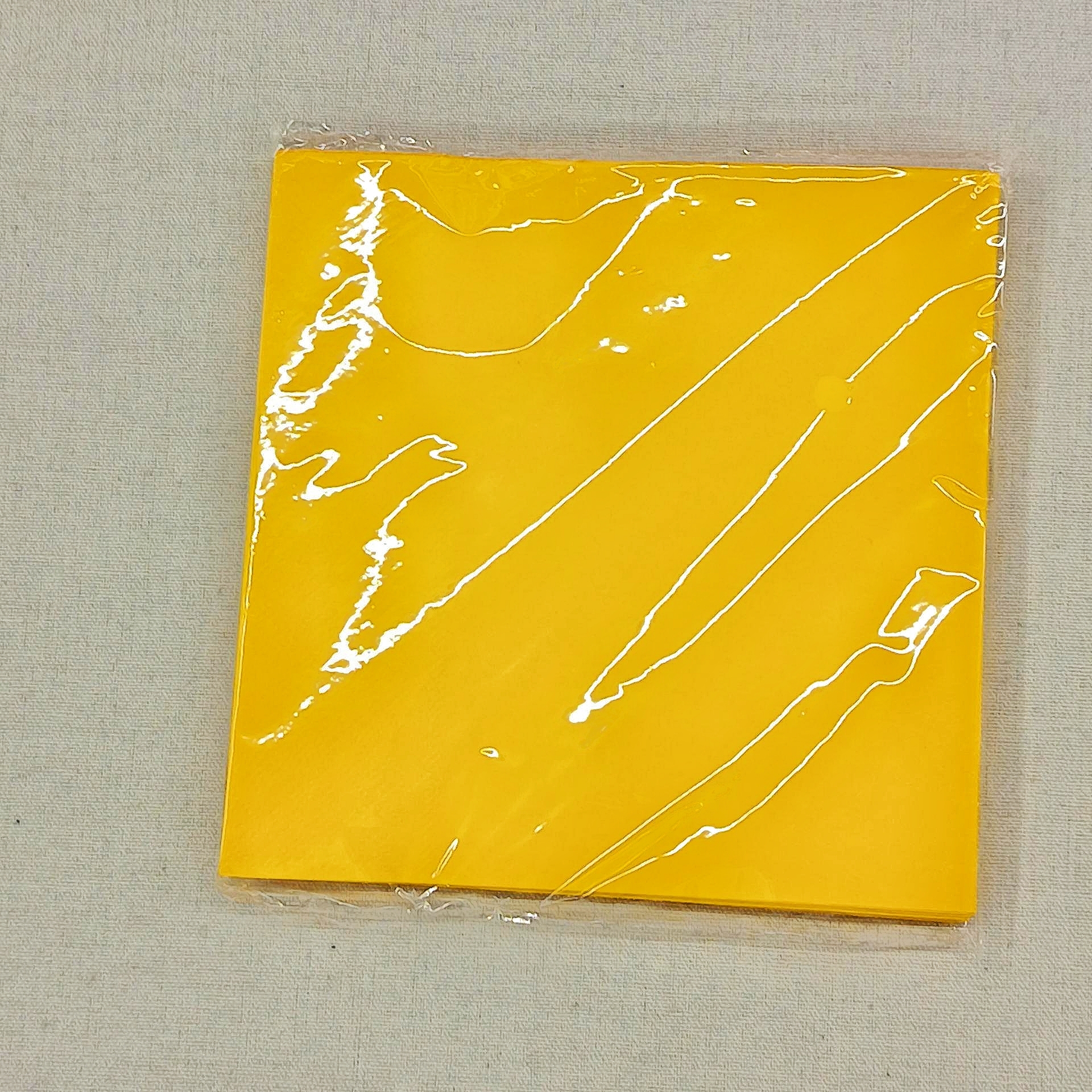 ผ้าเช็ดปากสีเหลือง*20ชิ้น