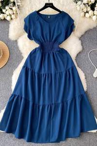 Nuevo Vestido Midi Casual de Verano con Cintura Alta y Corte en A, Vestidos Elegantes para Mujer - Product Image 6