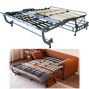 Heavy Duty Iron Contemporary Foldable <strong>Sofa</strong> <strong>Bed</strong> <strong>Frame</strong> with Premium Furniture Hardware Accessories for Apartment Use - Product Image 5