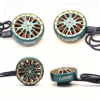 Moteur Brushless LANNRC 2004 Plus 1800KV 2500KV 3000KV CW CCW 12*12mm pour montage sur drone FPV Cinewhoop Freestyle 3.5-5 pouces