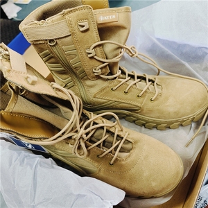 Bottes d'escalade personnalisées DFA120 Noir Kaki Désert OD, chaussures de montagne avec surpiqûres tout autour, nouvelle conception, semelle extérieure en caoutchouc - Product Image 6