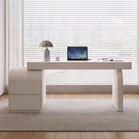 Bureau en bois massif de style crème fraîche nordique ensemble de table et de chaise bureau d'ordinateur d'étude utilisation de bureau d'appartement