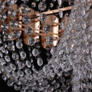 Lámparas colgantes decoratuvas boda lujoso candelabro cristal colgante luz para decoración interior - Product Image 4