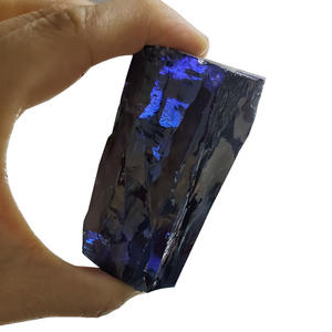 แซฟไฟร์บลู ซินเธติกคิวบิกเซอร์โคเนีย แบบหยาบ ไม่เจียระไน วัตถุดิบพลอย CZ สำหรับทำอัญมณีแบบเม็ดเดี่ยว - Product Image 6