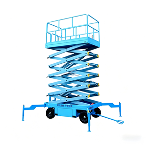 Plataforma Elevadora Hidráulica Móvil para Exteriores, Equipo de Elevación de Andamios Mini de Acero Aleado - Product Image 5