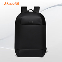 Mochila Ejecutiva Oxford Impermeable con Compartimento Independiente para Laptop de 15.6 Pulgadas, Diseño Delgado y Moderno