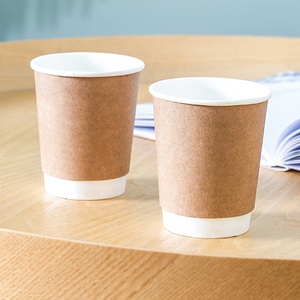 Vaso Desechable Ecológico de 6 oz, Biodegradable, de Doble Pared, Recubierto de Papel PE, Diseño Personalizable - Product Image 1