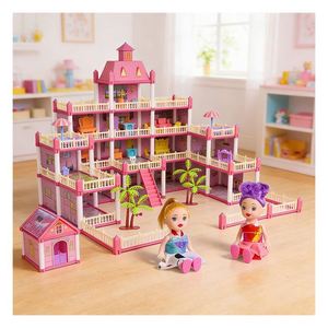 Creative <b>DIY</b> Plastic Puzzle Miniature Dollhouse <b>Kit</b> for 5 to 7 Years-Interactive Storytelling Educational Toy - Product Image 6