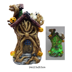 Resina artigianato regalo decorazione della tavola festa di Halloween casa decorare accessori strega zucca casa decorata - Product Image 6