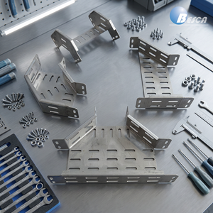 Goulotte industrielle perforée en <span class=keywords><strong>acier</strong></span> passif pour la gestion des câbles de communication - Product Image 4