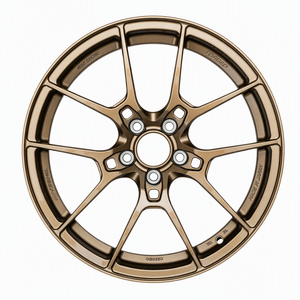 ล้อฟอร์จ JDM น้ำหนักเบา 10 ก้าน สำหรับรถแข่ง ผลิตจากอะลูมิเนียม 6061-T6 แบบกำหนดเอง PCD สีบรอนซ์ สำหรับรถสมรรถนะสูง - Product Image 2