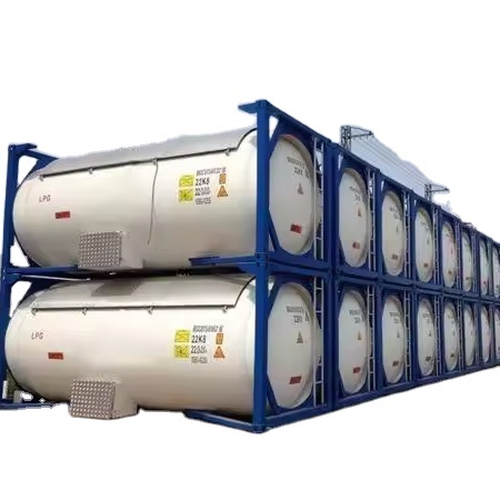 Good Quality Cryogenic ISO Tank Container T75 20 Feet 3.1m ASME/GB Standard 1.6 Mpa 2.2 Mpa 1 Year ISO9001 CE Certified