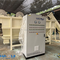 Ligne de lavage de flocons de plastique PE PP pour bouteilles 500-1000 kg/h, Fournisseurs de machines de recyclage de film plastique